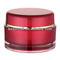 5ml 15ml 20ml 30ml 50ml 100ml 200ml Rond Red Plastic Acrylique Cosmetic Jar